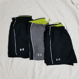 Bundle! 3 Under Armour Heat Gear Catalyst Shorts